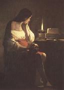 LA TOUR, Georges de The Magdalen with the Nightlight (mk05) painting